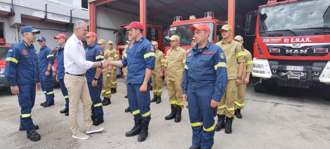 Σε Δυτική Ελλάδα και Πελοπόννησο ο Ευ. Τουρνάς – Ευρεία σύσκεψη στην Πάτρα με Διοικητές Πυροσβεστικών Υπηρεσιών