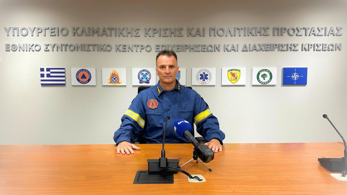 Fire Service Spokesperson, Fire Colonel Vassilios Vathrakogiannis