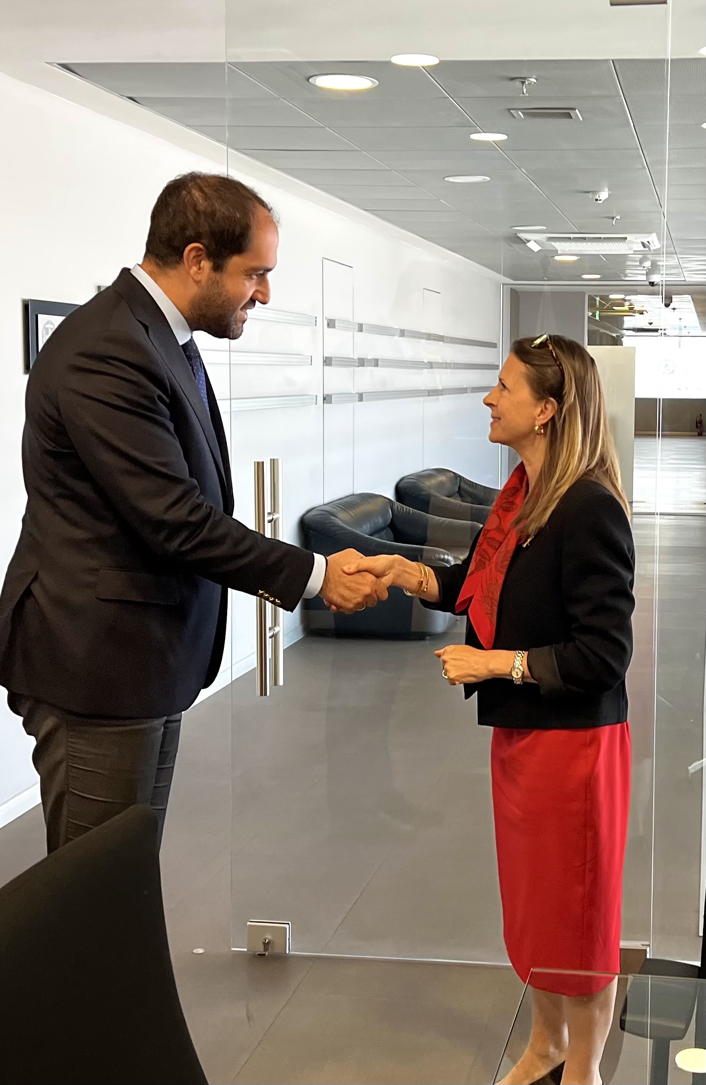 Συνάντηση Υπουργού Κλιματικής Κρίσης και Πολιτικής Προστασίας Γιάννη Κεφαλογιάννη με την Πρέσβη του Καναδά Anna-Karine Asselin
