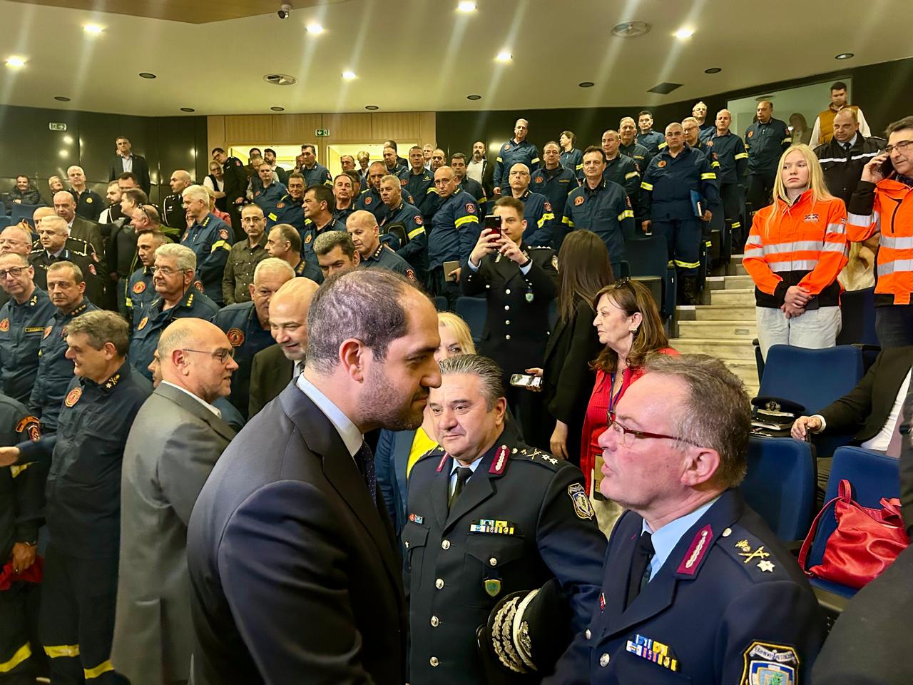 Ευρεία σύσκεψη υπό τον Υπουργό Κλιματικής Κρίσης και Πολιτικής Προστασίας, Γιάννη Κεφαλογιάννη για την προετοιμασία της αντιπυρικής περιόδου στην Περιφέρεια Κεντρικής Μακεδονίας