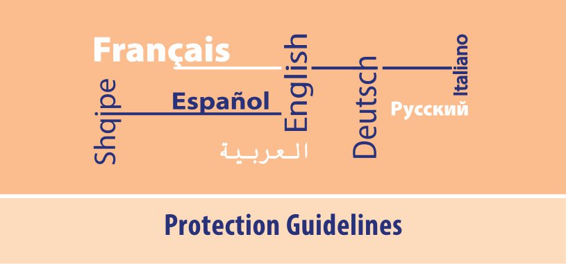 Protection Guidelines in foreign languages